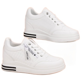 Zapatillas blancas de moda blanco 4