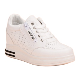 Zapatillas blancas de moda blanco 6