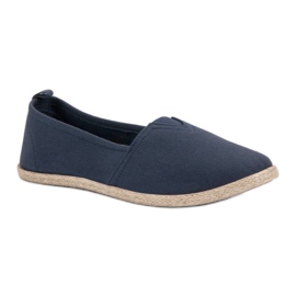 Zapatillas slip on azul marino 3