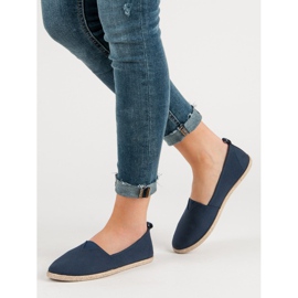 Zapatillas slip on azul marino 2