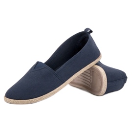 Zapatillas slip on azul marino 5