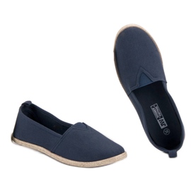Zapatillas slip on azul marino 6