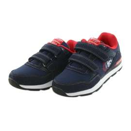 American Club Calzado deportivo con plantilla de cuero American BS08 rojo azul marino 3