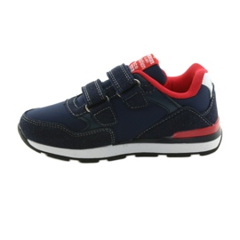 American Club Calzado deportivo con plantilla de cuero American BS08 rojo azul marino 2