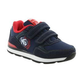 American Club Calzado deportivo con plantilla de cuero American BS08 rojo azul marino 1