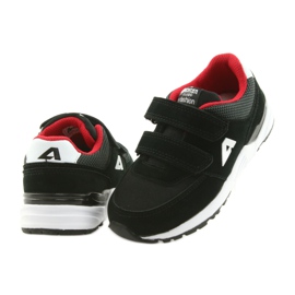 Plantilla de cuero negro American Club BS09 rojo 4