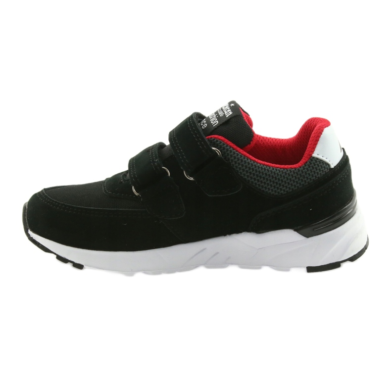 Plantilla de cuero negro American Club BS09 rojo 2