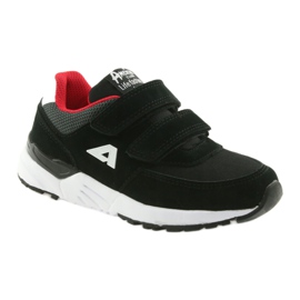 Plantilla de cuero negro American Club BS09 rojo 1