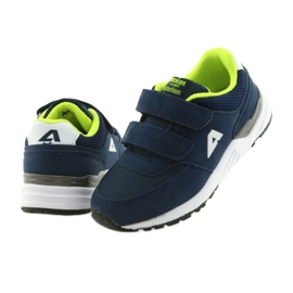 Plantilla de cuero azul marino American Club BS09 verde 5