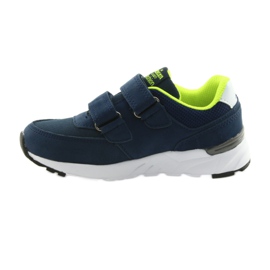 Plantilla de cuero azul marino American Club BS09 verde 2