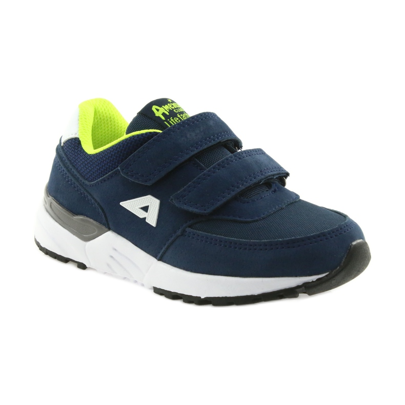 Plantilla de cuero azul marino American Club BS09 verde 1