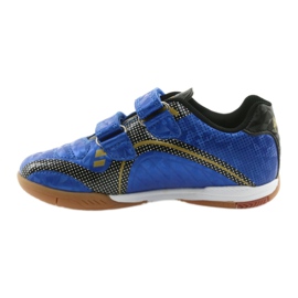 Pabellón deportivo cubierto American Club Royal negro azul amarillo 2