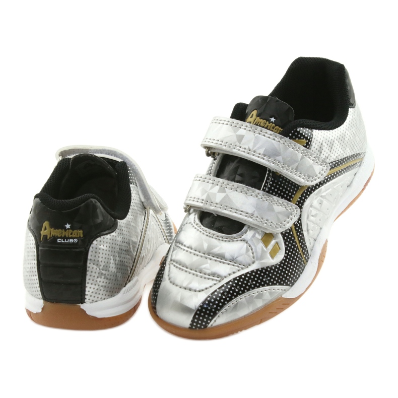 Deportes indoor American Club Silver negro gris 4