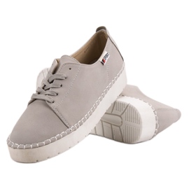 Zapatos grises atados VICES 1 Zapatos grises atados VICES 1