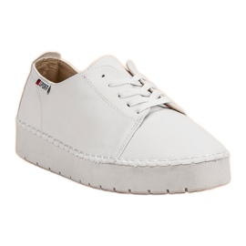 Zapatos VICES atados blancos 6