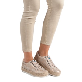 Betler Zapatillas de alpargatas de moda rosado 3