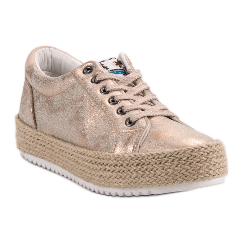 Betler Zapatillas de alpargatas de moda rosa 1