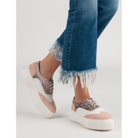 VICES Zapatos de moda rosa 1