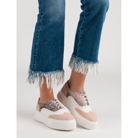 VICES Zapatos de moda rosado 6