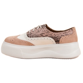VICES Zapatos de moda rosado 5