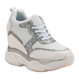 Zapatillas VICES con brocado blanco 4