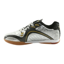 Zapatillas de interior deportivas American Club OG13 Silver negro gris amarillo 2