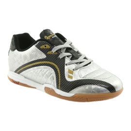 Zapatillas de interior deportivas American Club OG13 Silver negro gris amarillo 1