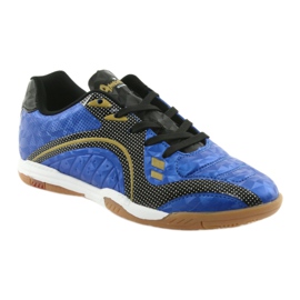 Zapatillas deportivas de interior American Club OG13 Royal negro azul amarillo 1