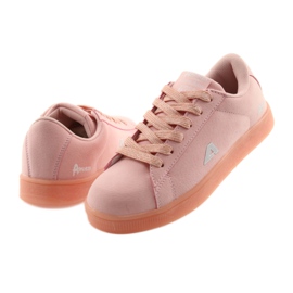 Calzado deportivo American Club BS07, inserción de cuero rosa 4