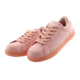 Calzado deportivo American Club BS07, inserción de cuero rosado 3