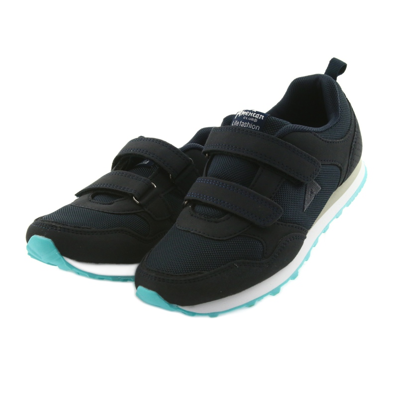 Zapatillas deportivas infantiles American Club WT30 azul marino incoloro 3 Zapatillas deportivas infantiles American Club WT30 azul marino incoloro 3