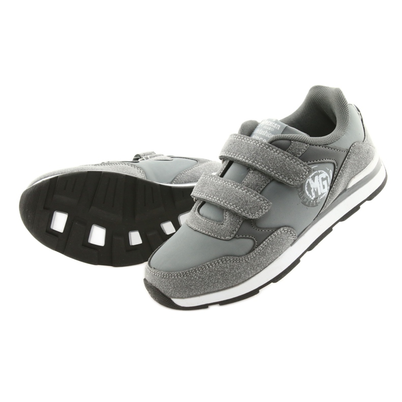 Inserto de cuero American Club Velcro BS01 blanco gris 5 Inserto de cuero American Club Velcro BS01 blanco gris 5