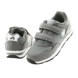 Inserto de cuero American Club Velcro BS01 blanco gris 4 Inserto de cuero American Club Velcro BS01 blanco gris 4