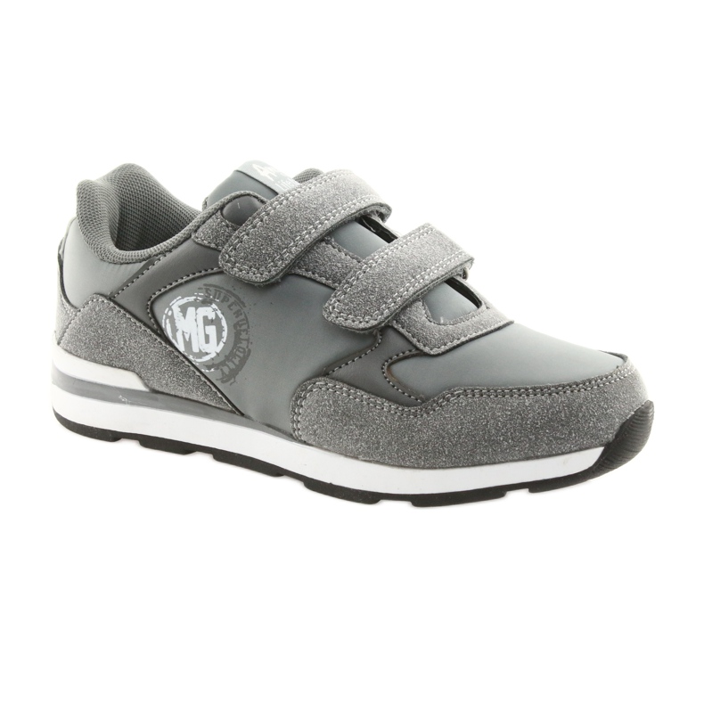 Inserto de cuero American Club Velcro BS01 blanco gris 1