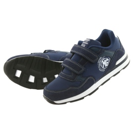 Plantilla de piel American Club BS01 blanco azul marino 5