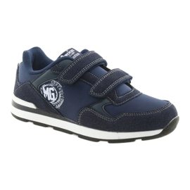 Plantilla de piel American Club BS01 blanco azul marino 1