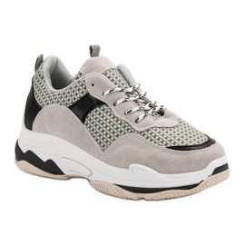 Kylie Zapatillas en la plataforma gris 3