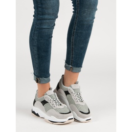 Kylie Zapatillas en la plataforma gris 7