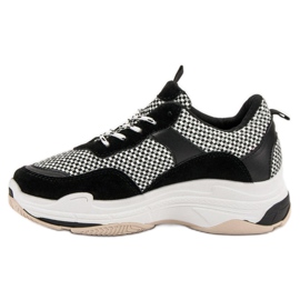 Kylie Zapatillas en la plataforma negro 4