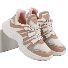 Kylie Calzado deportivo cómodo beige 7