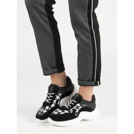 Kylie Zapatos deportivos con patrón negro 7