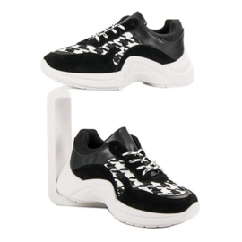 Kylie Zapatos deportivos con patrón negro 6
