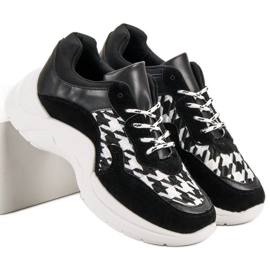 Kylie Zapatos deportivos con patrón negro 5