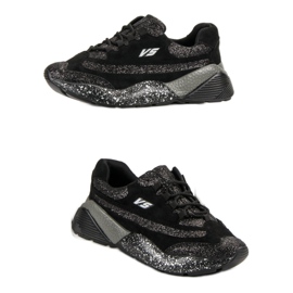 Zapatillas deportivas con purpurina VICES negro 6