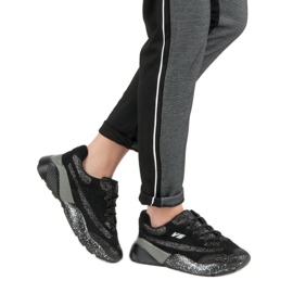 Zapatillas deportivas con purpurina VICES negro 1