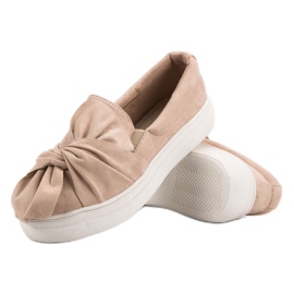 Slipons de ante con lazo VICES marrón 1