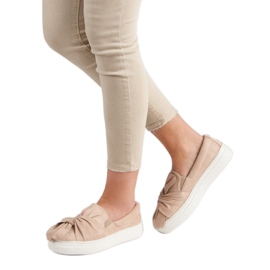Slipons de ante con lazo VICES marrón 4