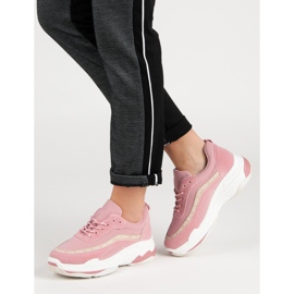 VICES Zapatos deportivos rosas 1