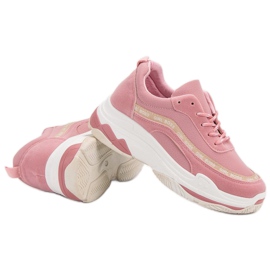 VICES Zapatos deportivos rosas rosado 3