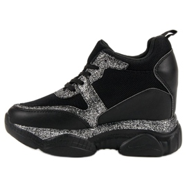 Zapatillas VICES con brocado negro 3